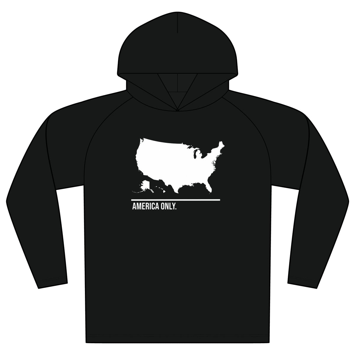 America Only. Sun Protection Hoodie