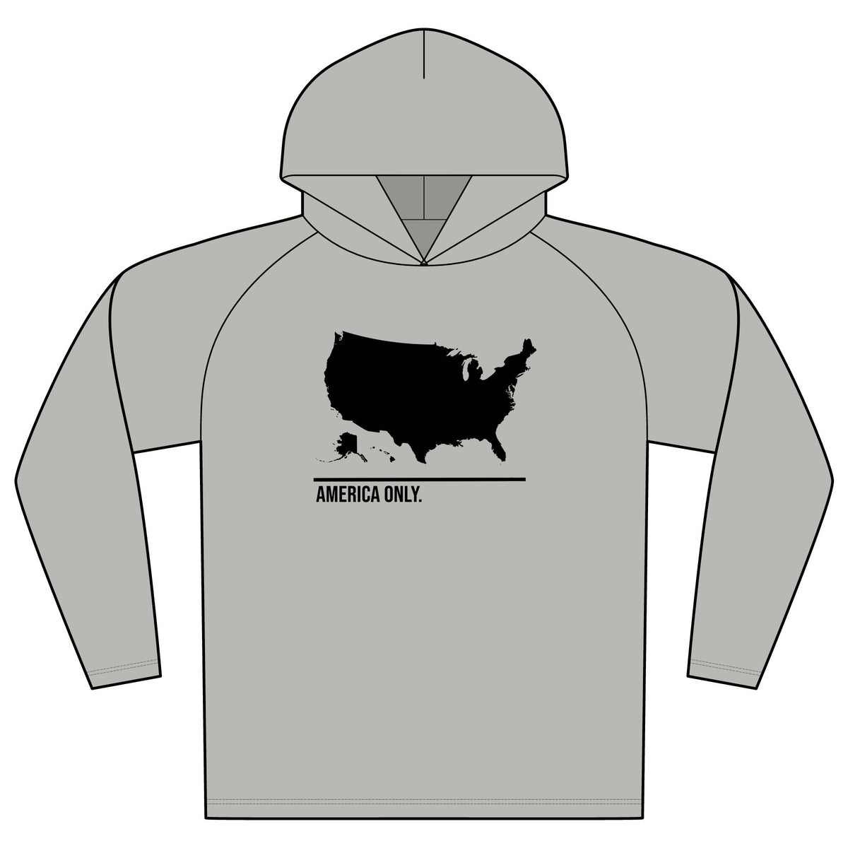 America Only. Sun Protection Hoodie