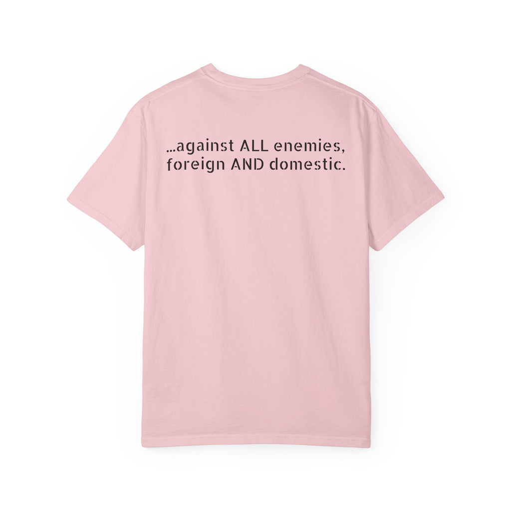 …against all enemies, foreign AND domestic.