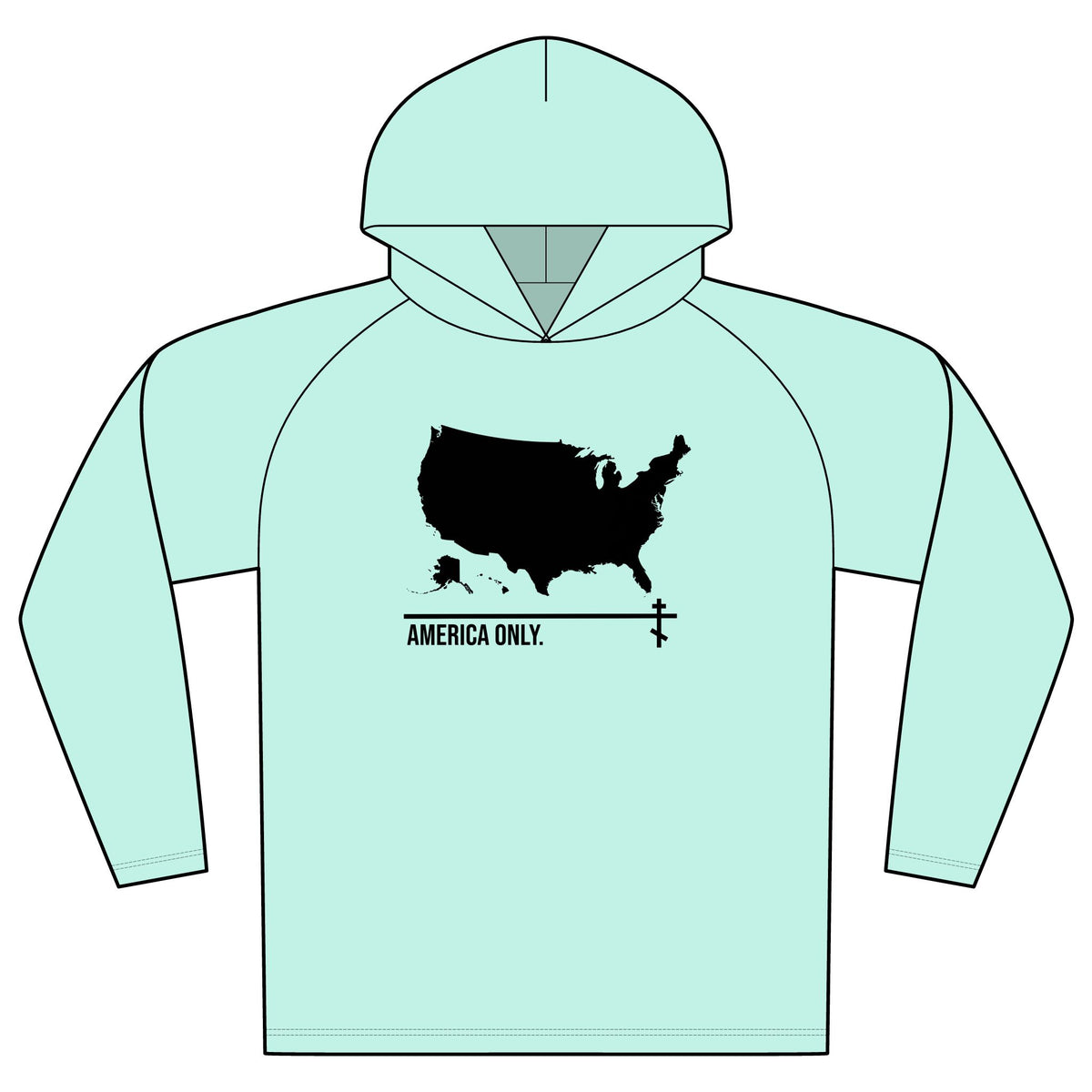 America Only. Sun Protection Hoodie ☦️